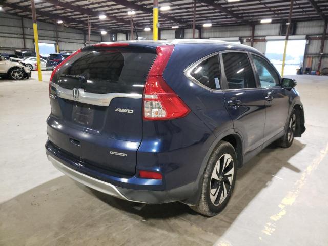 Photo 4 from auction – 2016 HONDA CR-V TOURI with VIN 5J6RM4H96GL117476