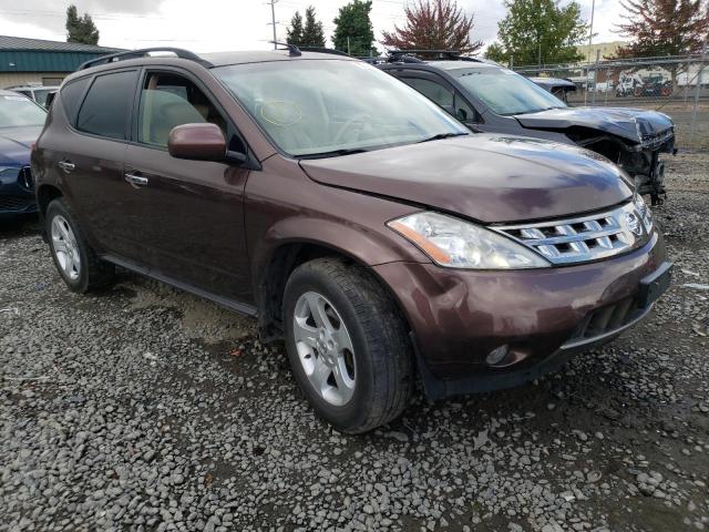 NISSAN MURANO SL 2004 with VIN JN8AZ08W44W338897 - Photo from auction