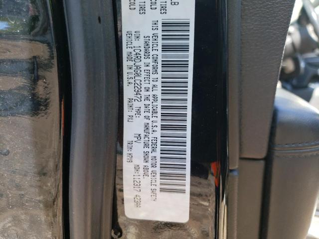 Photo 10 from auction – 2020 DODGE DURANGO SX with VIN 1C4RDJAG0LC229472