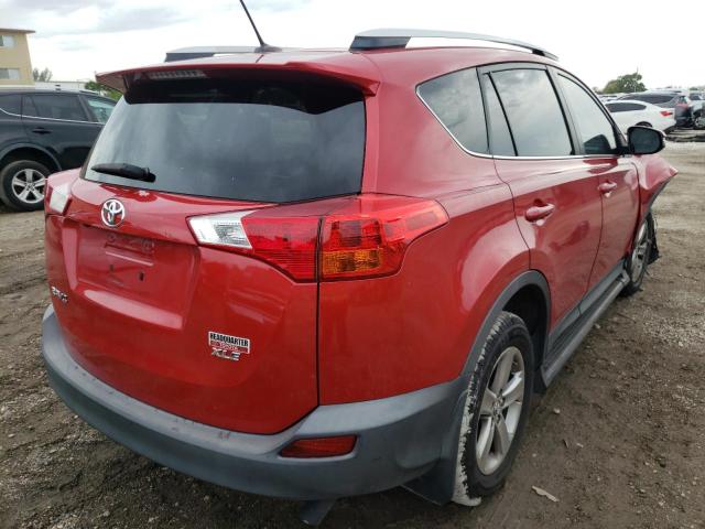 Photo 4 from auction – 2015 TOYOTA RAV4 XLE with VIN 2T3WFREV3FW224580