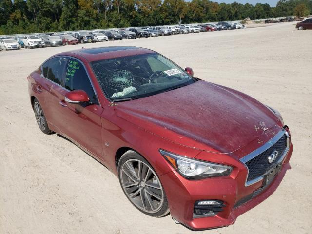 INFINITI Q50 PREMIU 2016 with VIN JN1EV7AP7GM305741 - Photo from auction