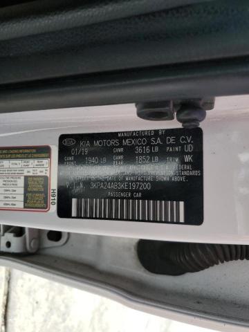 Photo 10 from auction – 2019 KIA RIO S with VIN 3KPA24AB3KE197200