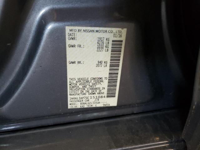 Photo 10 from auction – 2016 NISSAN ALTIMA 2.5 with VIN 1N4AL3AP7GC151084