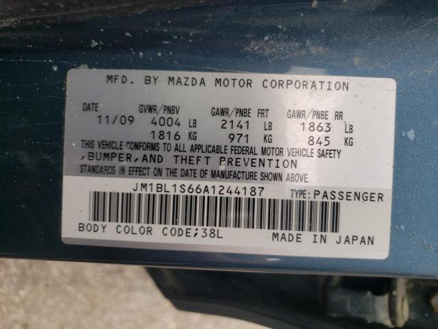 Photo 10 from auction – 2010 MAZDA 3 S with VIN JM1BL1S66A1244187