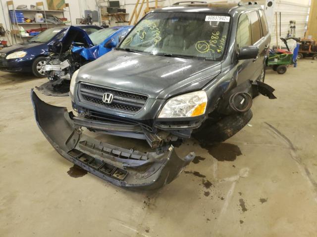 Photo 9 from auction – 2005 HONDA PILOT EXL with VIN 5FNYF18545B023815