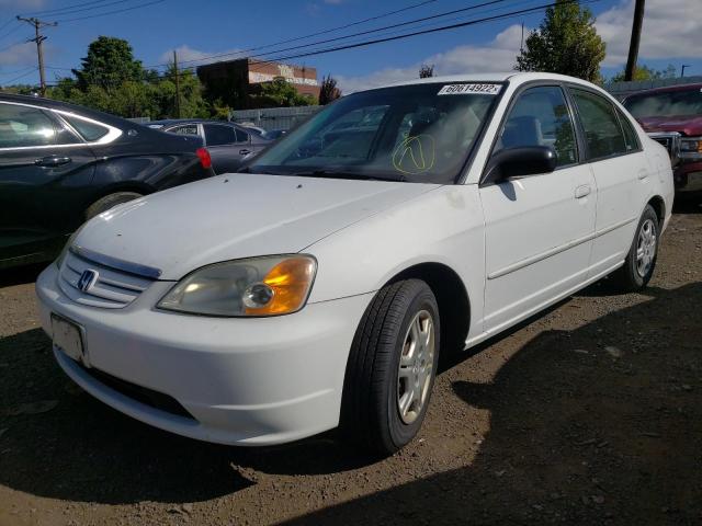 Photo 2 from auction – 2002 HONDA CIVIC LX with VIN 2HGES16572H598774