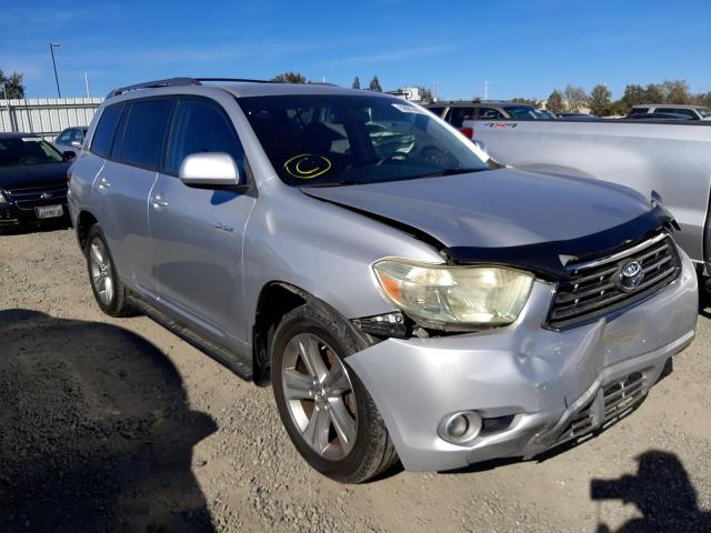 TOYOTA HIGHLANDER 2008 with VIN JTEDS43A182042051 - Photo from auction