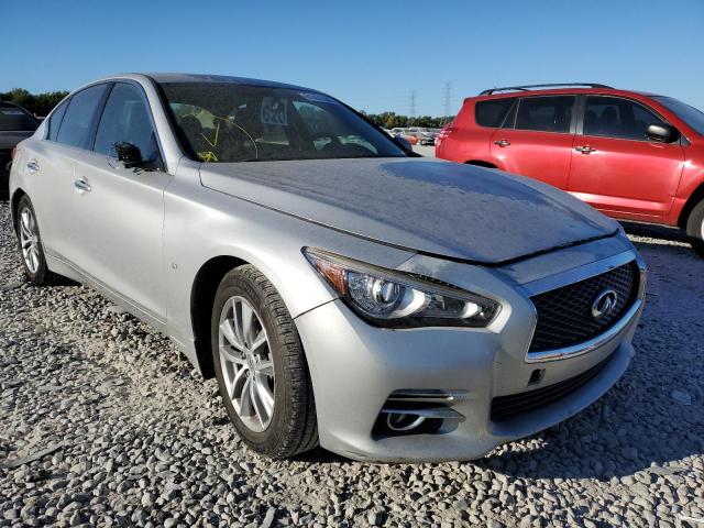 INFINITI Q50 BASE 2014 with VIN JN1BV7ARXEM690911 - Photo from auction
