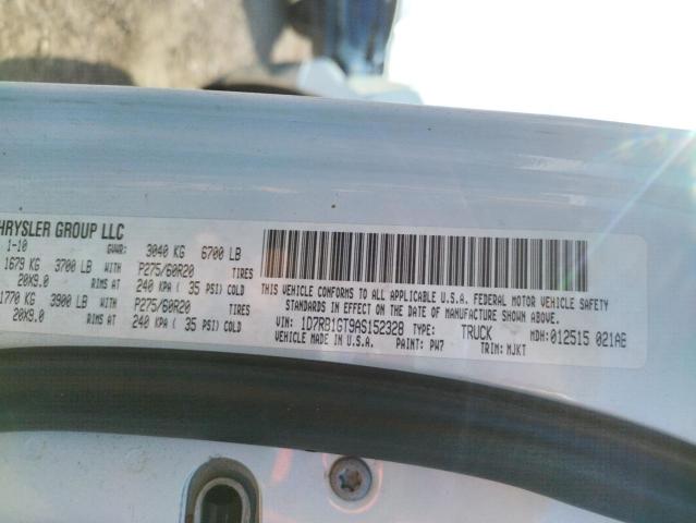 Photo 10 from auction – 2010 DODGE RAM 1500 with VIN 1D7RB1GT9AS152328