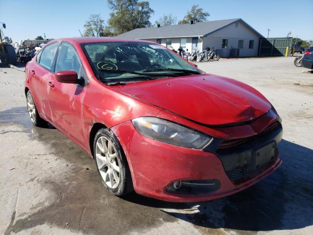 DODGE DART SXT 2013 with VIN 1C3CDFBHXDD647726 - Photo from auction