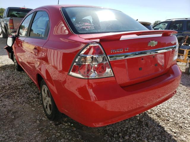 Photo 3 from auction – 2009 CHEVROLET AVEO LS with VIN KL1TD56E79B601576