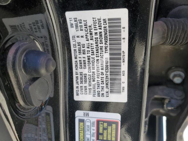 Photo 10 from auction – 2012 HONDA INSIGHT EX with VIN JHMZE2H71CS001011