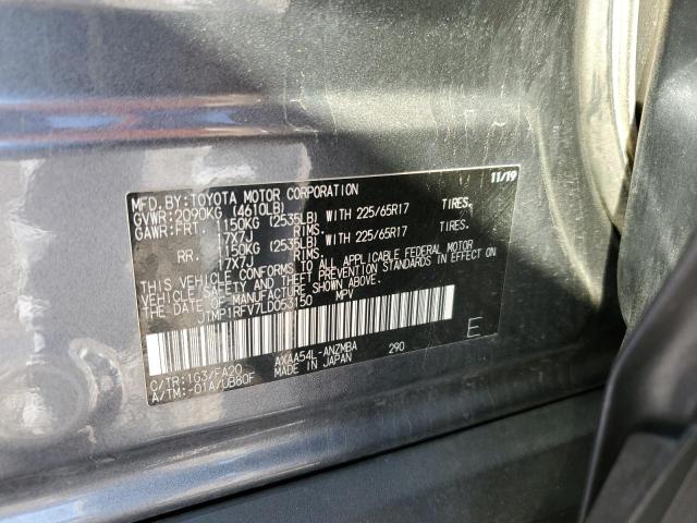 Photo 10 from auction – 2020 TOYOTA RAV4 XLE with VIN JTMP1RFV7LD053150
