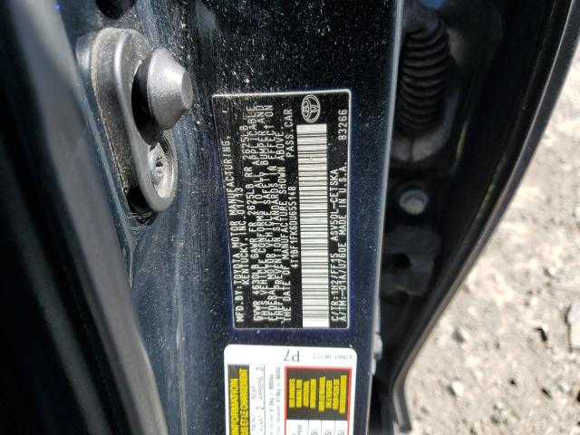 Photo 10 from auction – 2013 TOYOTA CAMRY L with VIN 4T1BF1FK6DU655148