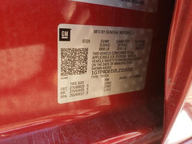 Photo 10 from auction – 2020 GMC SIERRA C15 with VIN 1GTP8DED2LZ319331