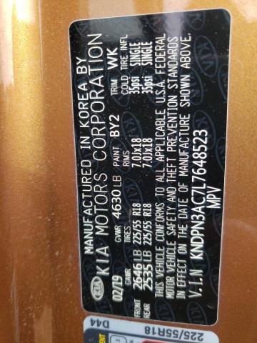 Photo 10 from auction – 2020 KIA SPORTAGE E with VIN KNDPN3AC7L7648523