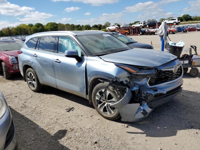 TOYOTA HIGHLANDER 2021 with VIN 5TDHZRBH7MS139190 - Photo from auction