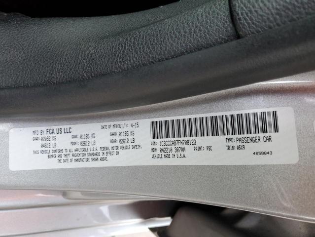 Photo 10 from auction – 2015 CHRYSLER 200 LIMITE with VIN 1C3CCCAB7FN708123