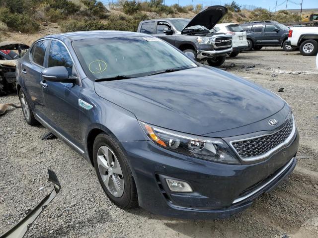 KIA OPTIMA HYB 2015 with VIN KNAGM4AD6F5082935 - Photo from auction