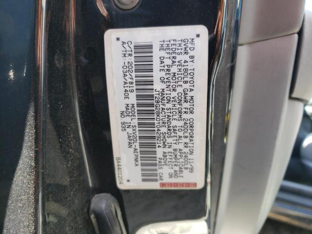 Photo 10 from auction – 2000 TOYOTA CAMRY LE with VIN JT2BG28K0Y0429214