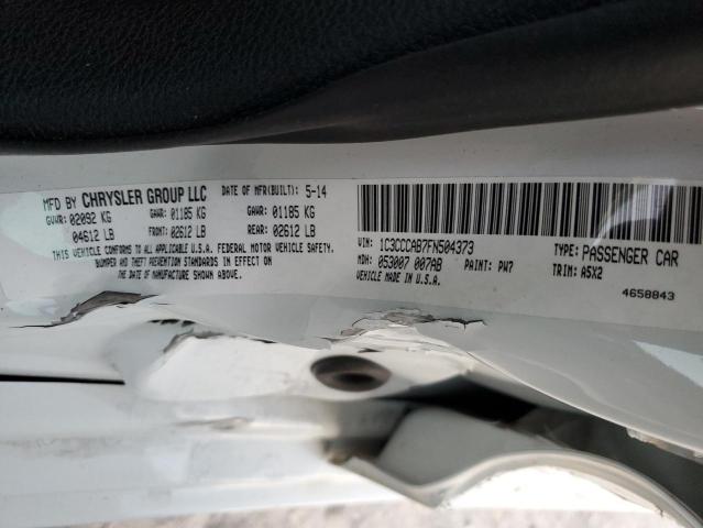 Photo 10 from auction – 2015 CHRYSLER 200 LIMITE with VIN 1C3CCCAB7FN504373