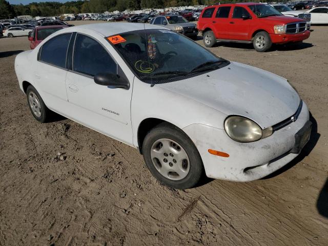 DODGE NEON BASE 2000 with VIN 1B3ES46CXYD513948 - Photo from auction