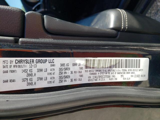 Photo 10 from auction – 2014 JEEP GRAND CHER with VIN 1C4RJFBM2EC375580