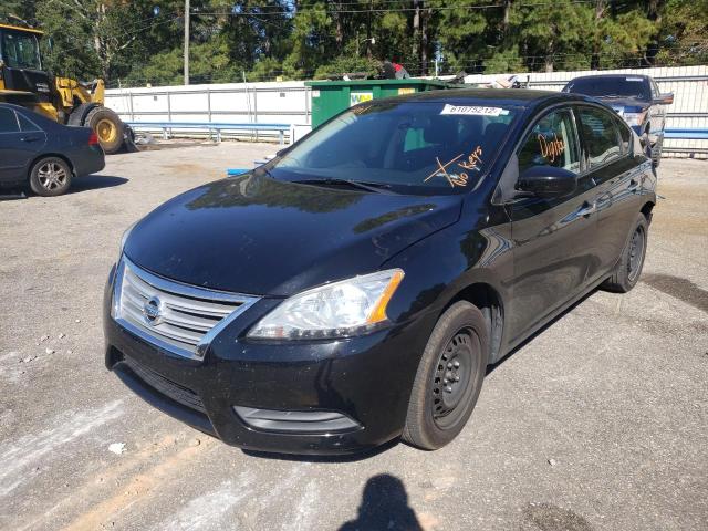 Photo 2 from auction – 2015 NISSAN SENTRA S with VIN 3N1AB7AP9FL666050