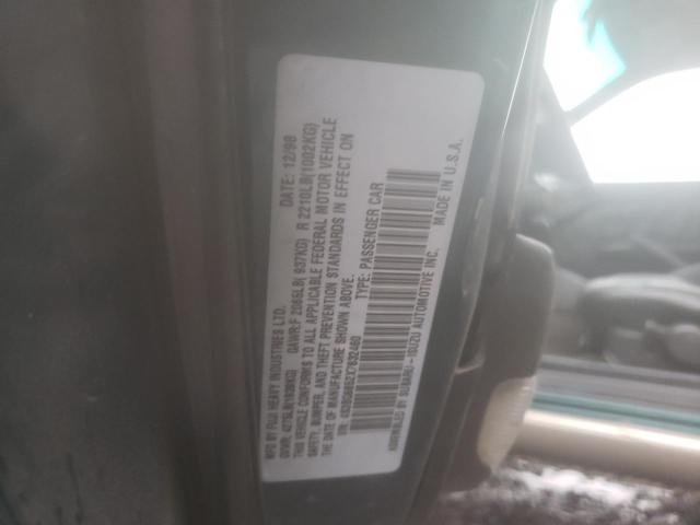 Photo 10 from auction – 1999 SUBARU LEGACY OUT with VIN 4S3BG6852X7632460