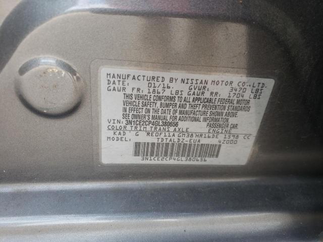 Photo 10 from auction – 2016 NISSAN VERSA NOTE with VIN 3N1CE2CP4GL380656