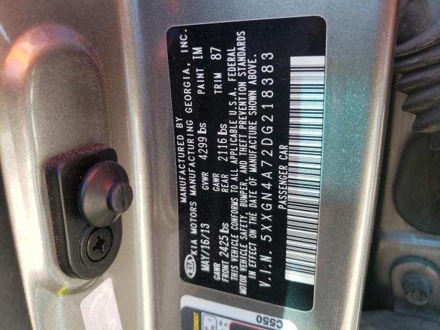 Photo 10 from auction – 2013 KIA OPTIMA EX with VIN 5XXGN4A72DG218383