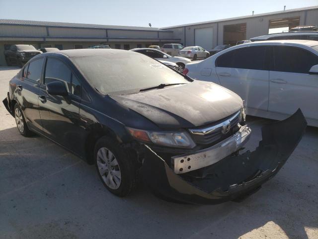 HONDA CIVIC LX 2012 with VIN 2HGFB2F54CH591597 - Photo from auction