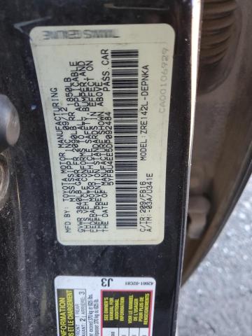 Photo 10 from auction – 2013 TOYOTA COROLLA with VIN 5YFBU4EE5DP092484