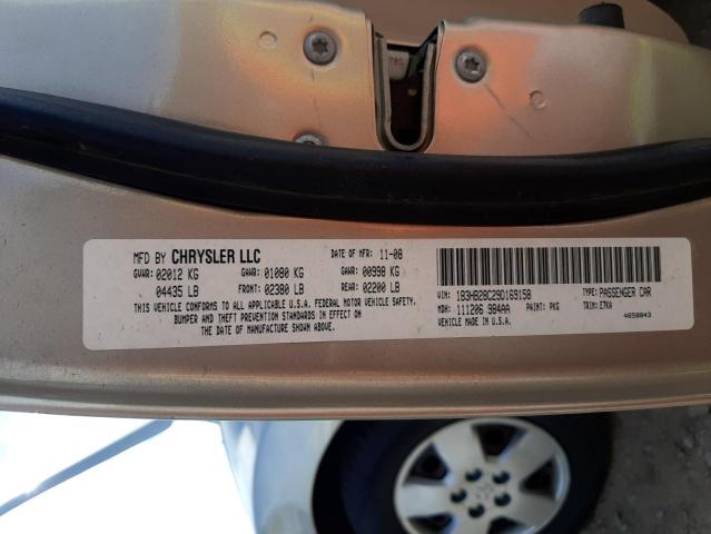 Photo 10 from auction – 2009 DODGE CALIBER SE with VIN 1B3HB28C29D169158