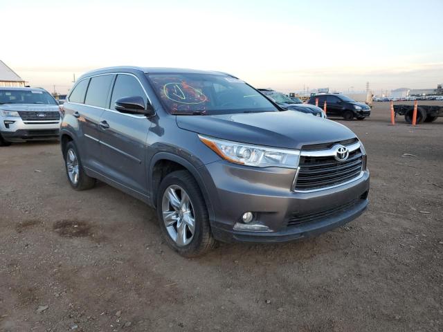 TOYOTA HIGHLANDER 2015 with VIN 5TDYKRFH9FS062985 - Photo from auction