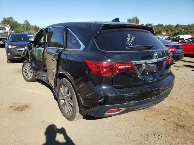 Photo 3 from auction – 2014 ACURA MDX TECHNO with VIN 5FRYD4H66EB003242