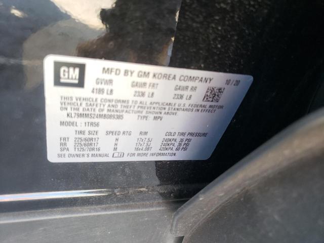 Photo 10 from auction – 2021 CHEVROLET TRAILBLAZE with VIN KL79MMS24MB089385