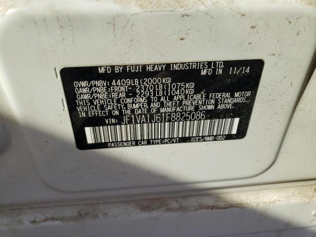 Photo 10 from auction – 2015 SUBARU WRX LIMITE with VIN JF1VA1J61F8825086