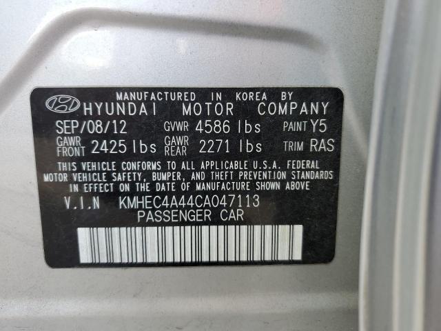 Photo 10 from auction – 2012 HYUNDAI SONATA HYB with VIN KMHEC4A44CA047113