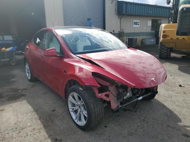 TESLA MODEL Y 2021 with VIN 5YJYGAEE3MF152208 - Photo from auction