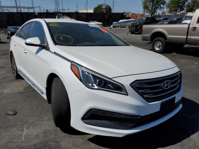 HYUNDAI SONATA SPO 2016 with VIN 5NPE34AF8GH329629 - Photo from auction