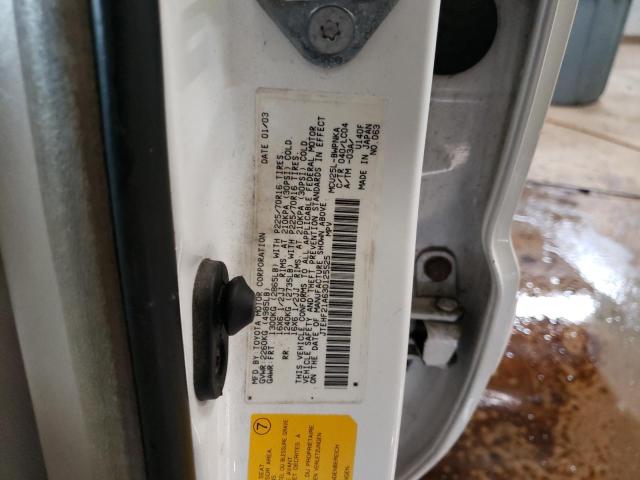 Photo 10 from auction – 2003 TOYOTA HIGHLANDER with VIN JTEHF21A630125525