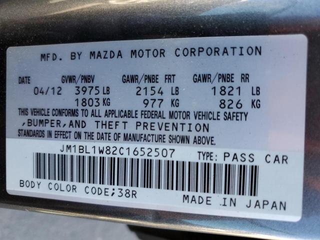 Photo 10 from auction – 2012 MAZDA 3 I with VIN JM1BL1W82C1652507