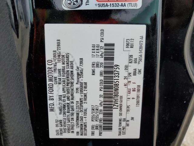 Photo 10 from auction – 2008 FORD MUSTANG with VIN 1ZVHT80N085133759