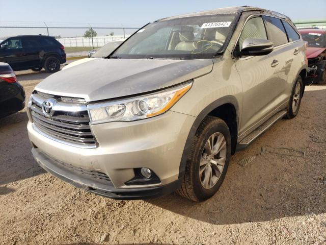 Photo 2 from auction – 2014 TOYOTA HIGHLANDER with VIN 5TDKKRFH4ES013150