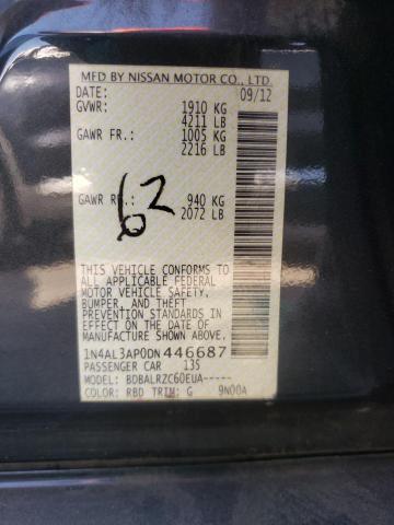 Photo 10 from auction – 2013 NISSAN ALTIMA 2.5 with VIN 1N4AL3AP0DN446687