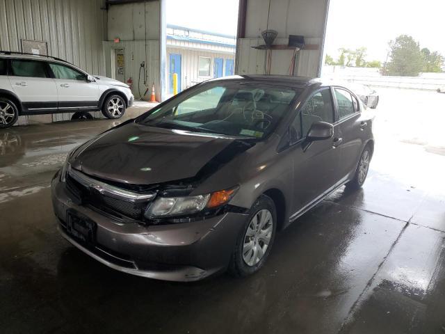 Photo 2 from auction – 2012 HONDA CIVIC LX with VIN 2HGFB2F50CH598689