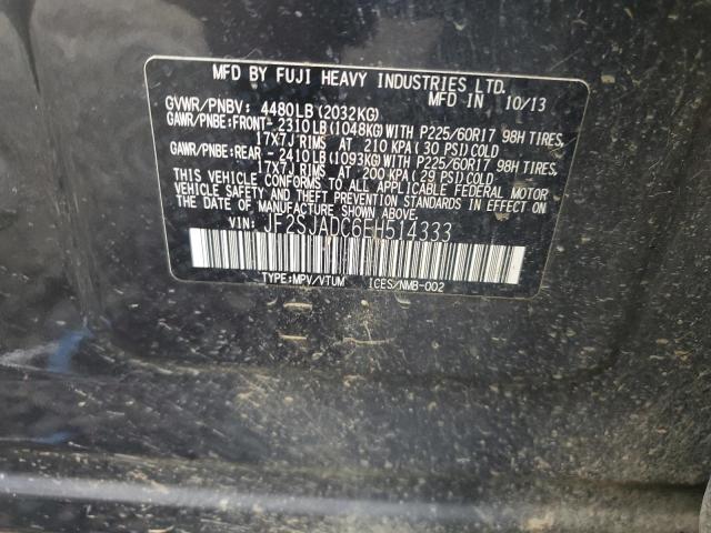 Photo 10 from auction – 2014 SUBARU FORESTER 2 with VIN JF2SJADC6EH514333