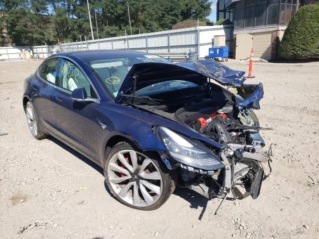 TESLA MODEL 3 2018 with VIN 5YJ3E1EB8JF055653 - Photo from auction