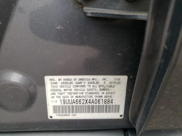 Photo 10 from auction – 2004 ACURA TL with VIN 19UUA662X4A061884